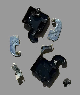 240327007 240327207 Frigidaire Refrigerator Black Door Hinge Pack