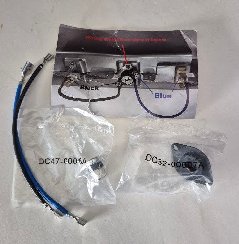 DC32-00007A DC47-00016A Samsung Dryer Thermistor + Thermal Fuse Kit New