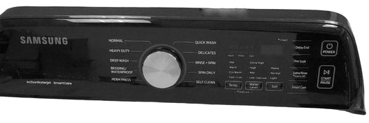 DC97-20272H Samsung Washer Black Gray Control Panel