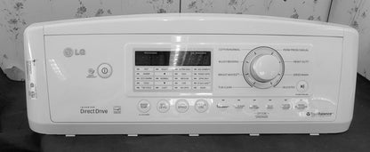 EBR75795702 AGL72929725 Maytag Washer White Control Panel Console