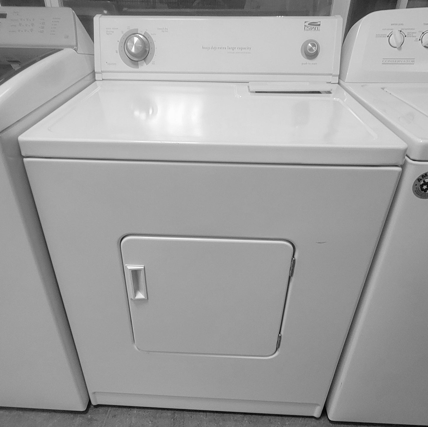 Used Reconditioned White Estate Electric Dryer