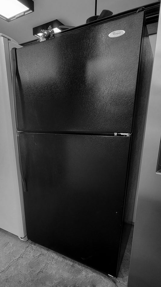 Used Reconditioned 21 Cu. Ft. Whirlpool Black Refrigerator