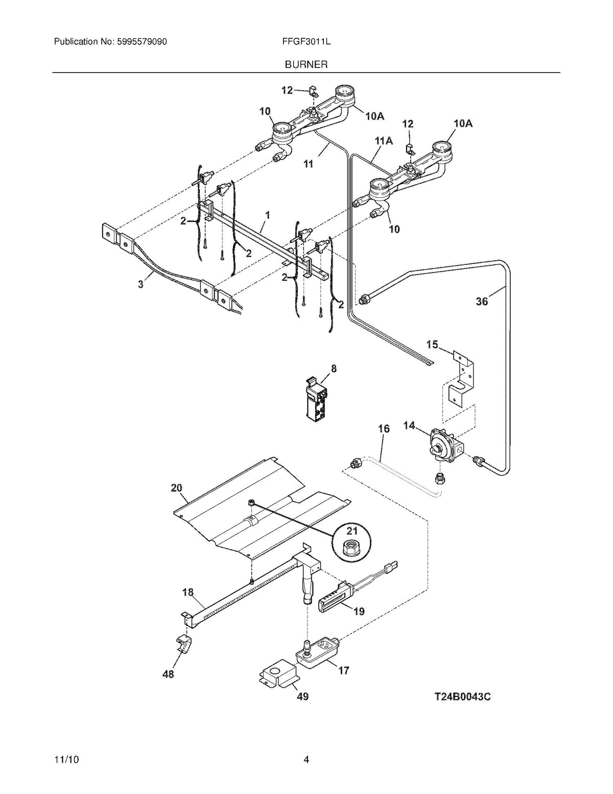 FFGF3011LWC_burner_diagram