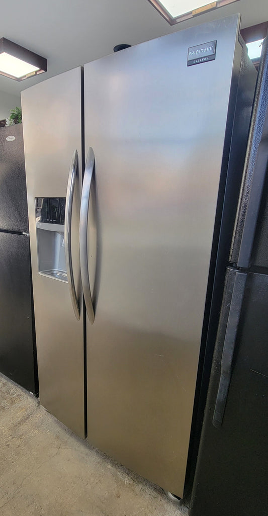 Used Reconditioned Frigidaire Stainless Side by Side Refrigerator