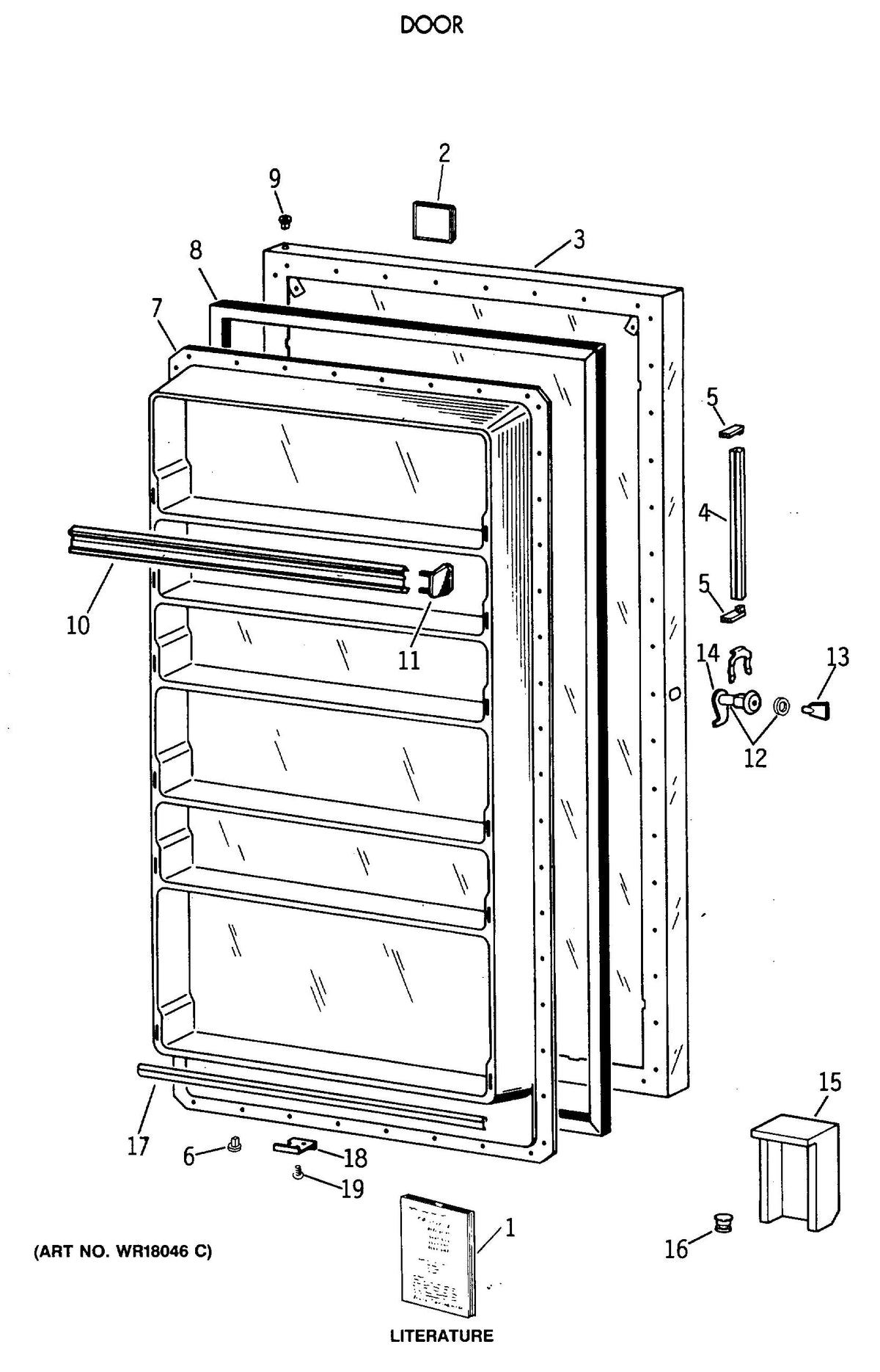 FP21DSDRWH_freezer_door_diagram