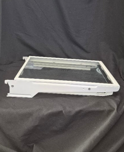 GE refrigerator shelf with left and right support rails