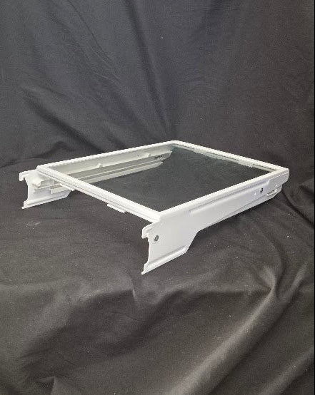 GE refrigerator shelf with left and right support rails back
