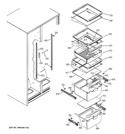 GSH25JSTCSS_fresh_food_shelves
