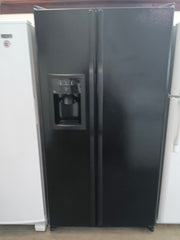 Used Reconditioned Black GE 25 cu ft SxS Refrigerator