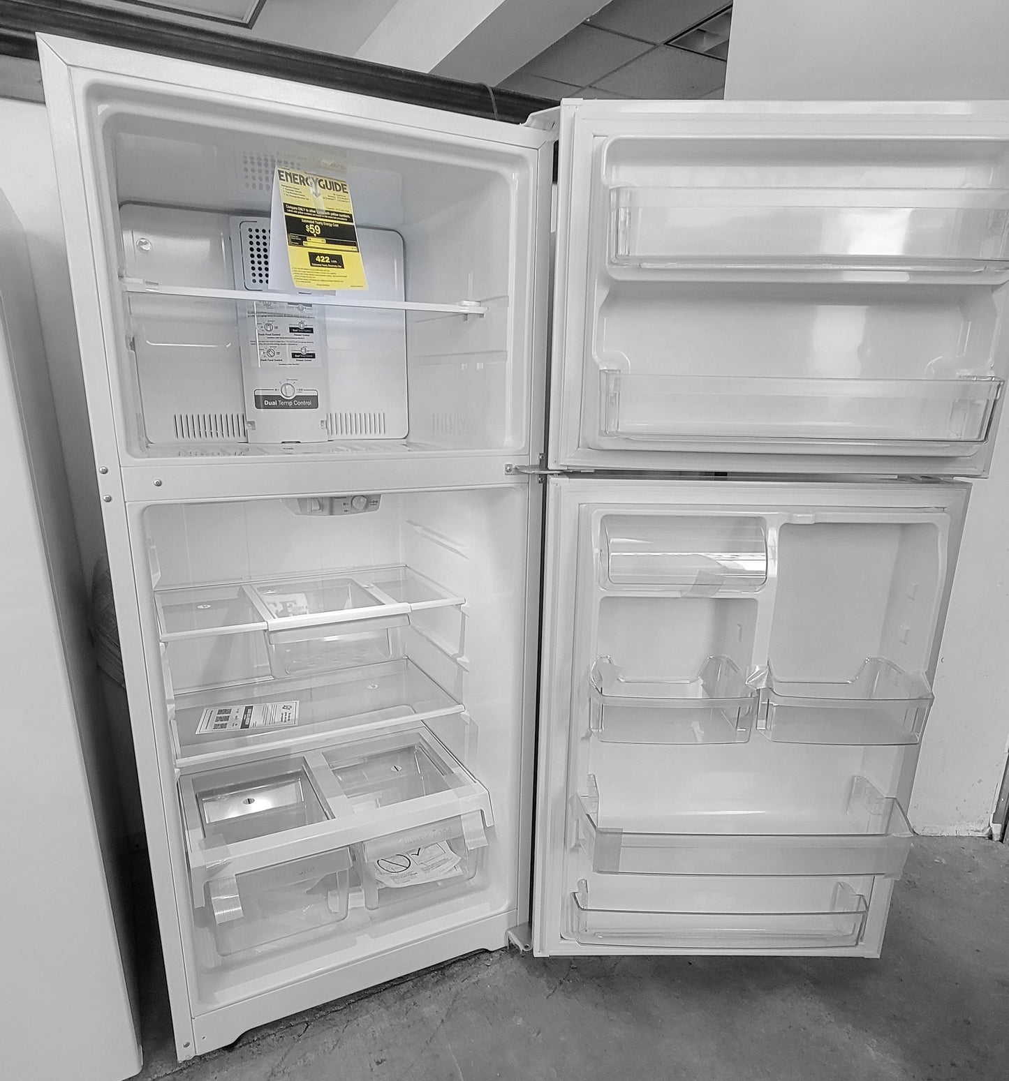 NEW GE White 19 Cu. Ft. Upright Refrigerators