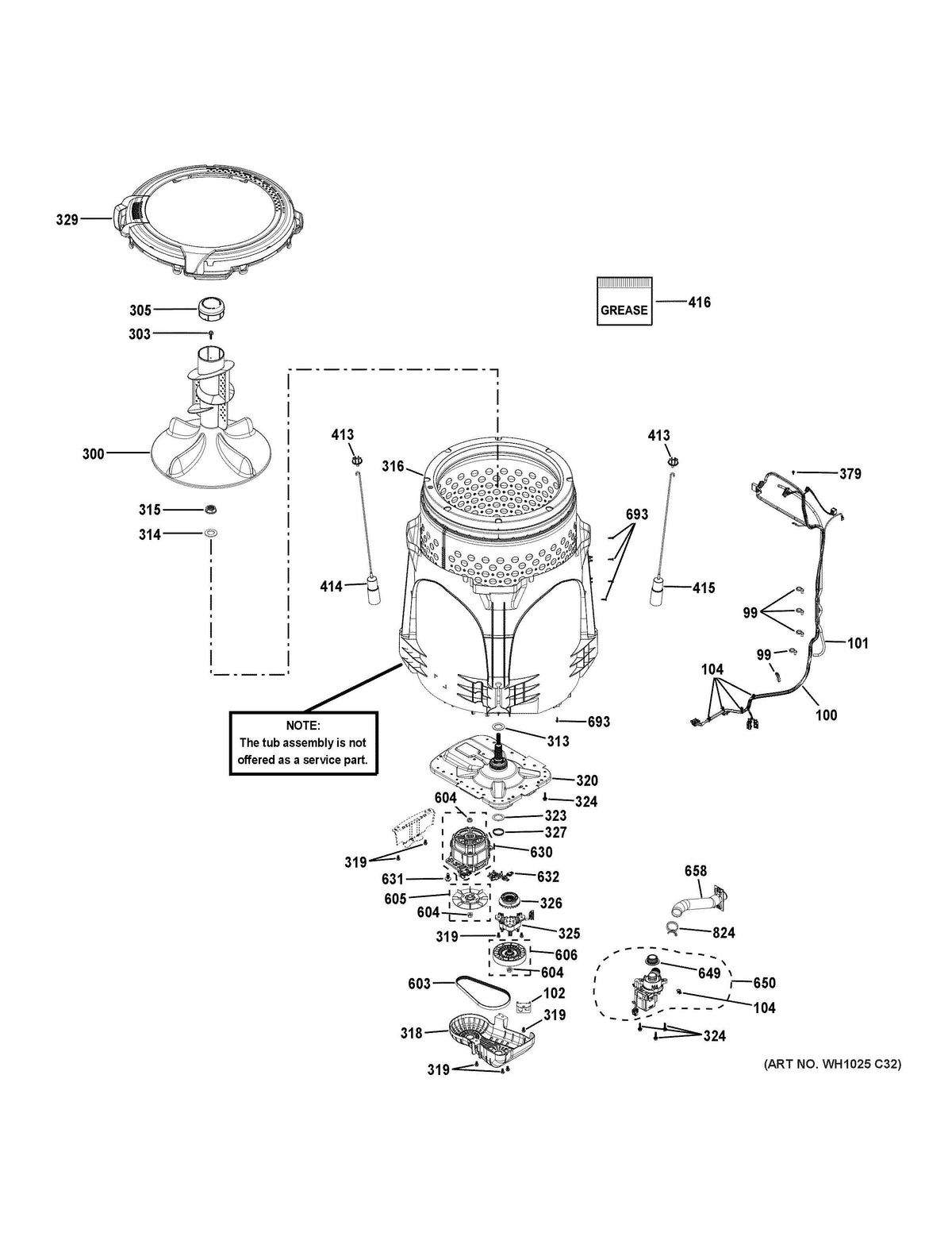 HTW265ASW0WW_tub_motor_diagram