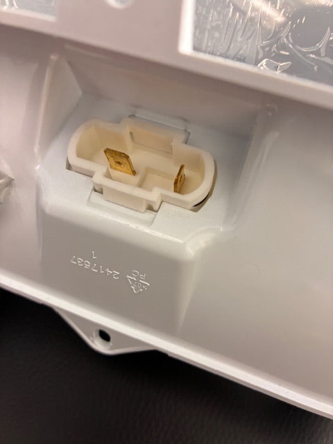 241753601 Frigidaire Refrigerator Upper Light Shield Assembly