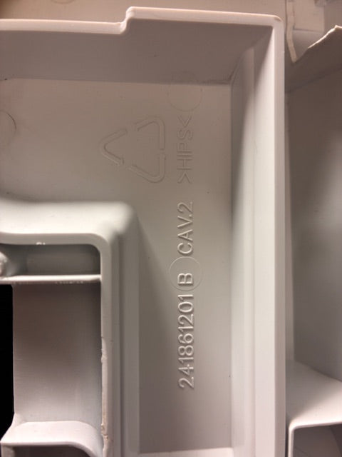 241861301 Frigidaire Refrigerator Damper Housing and Slide