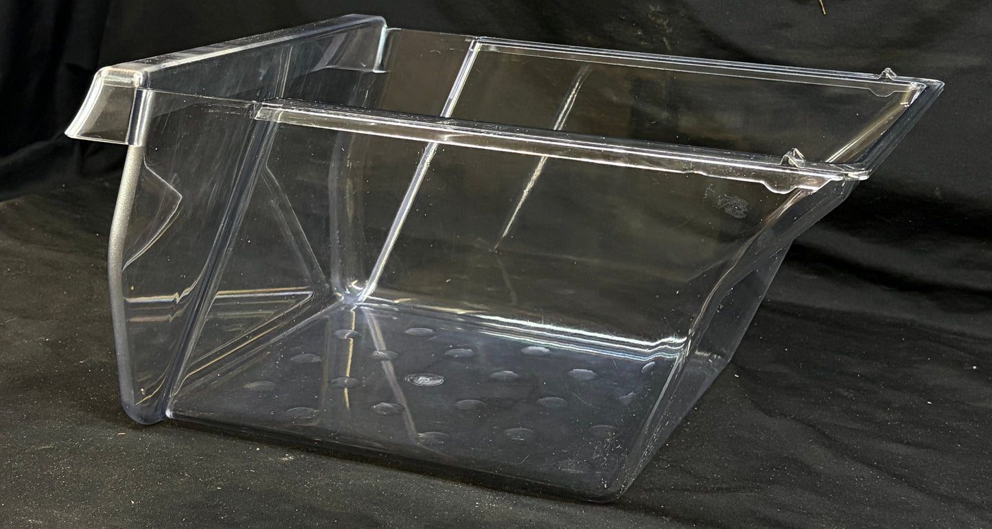 WR02X31766 245D1193P001 GE refrigerator Used Crisper Drawer Pan