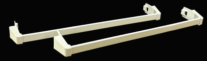 W11126055 WP2156003 Whirlpool Refrigerator Freezer Used OEM Door Rail Set