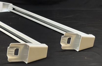 W11126055 WP2156003 Whirlpool Refrigerator Freezer Used OEM Door Rail Set
