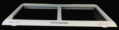 ACQ86549510 LG Used OEM Refrigerator Crisper Cover w/ Glass