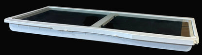 ACQ86549510 LG Used OEM Refrigerator Crisper Cover w/ Glass