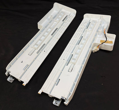 MEG62302101  MEG62302102 LG Refrigerator Used OEM Freezer Drawer Slide Rail(s)
