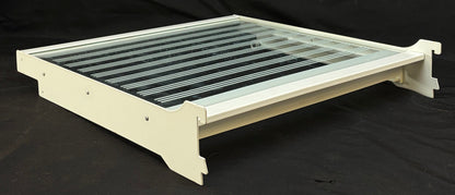 2161760 1125595 Kitchen Aid Refrigerator Used OEM Crisper Drawer Cover w/ Roller Glides