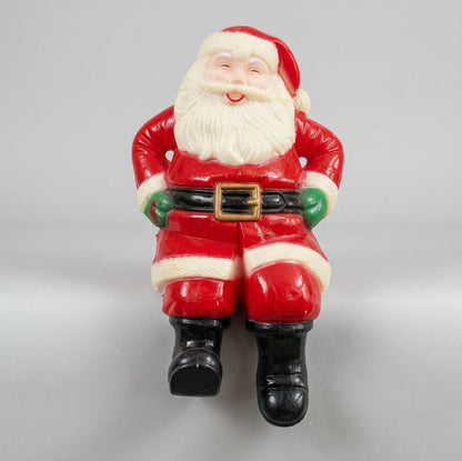 Vintage 1988 Plastic Santa Stocking Holder