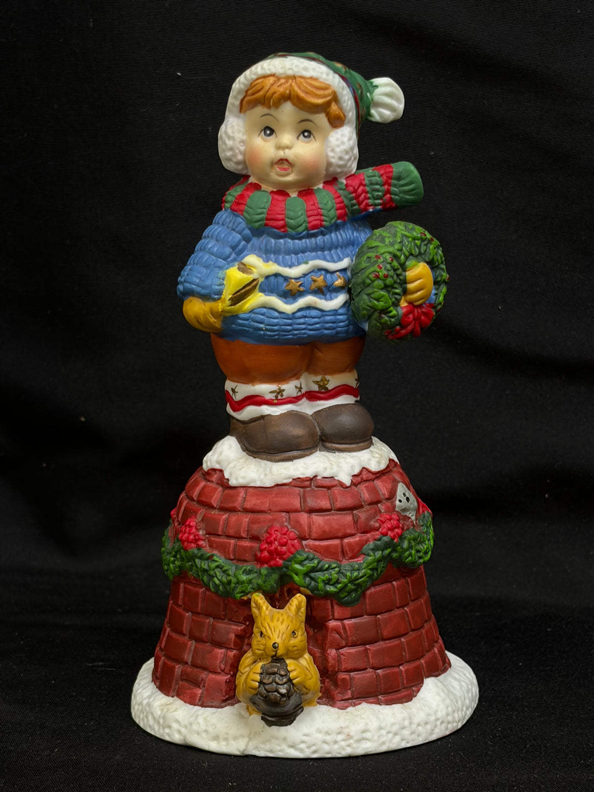 Vintage Porcelain Bell Boy