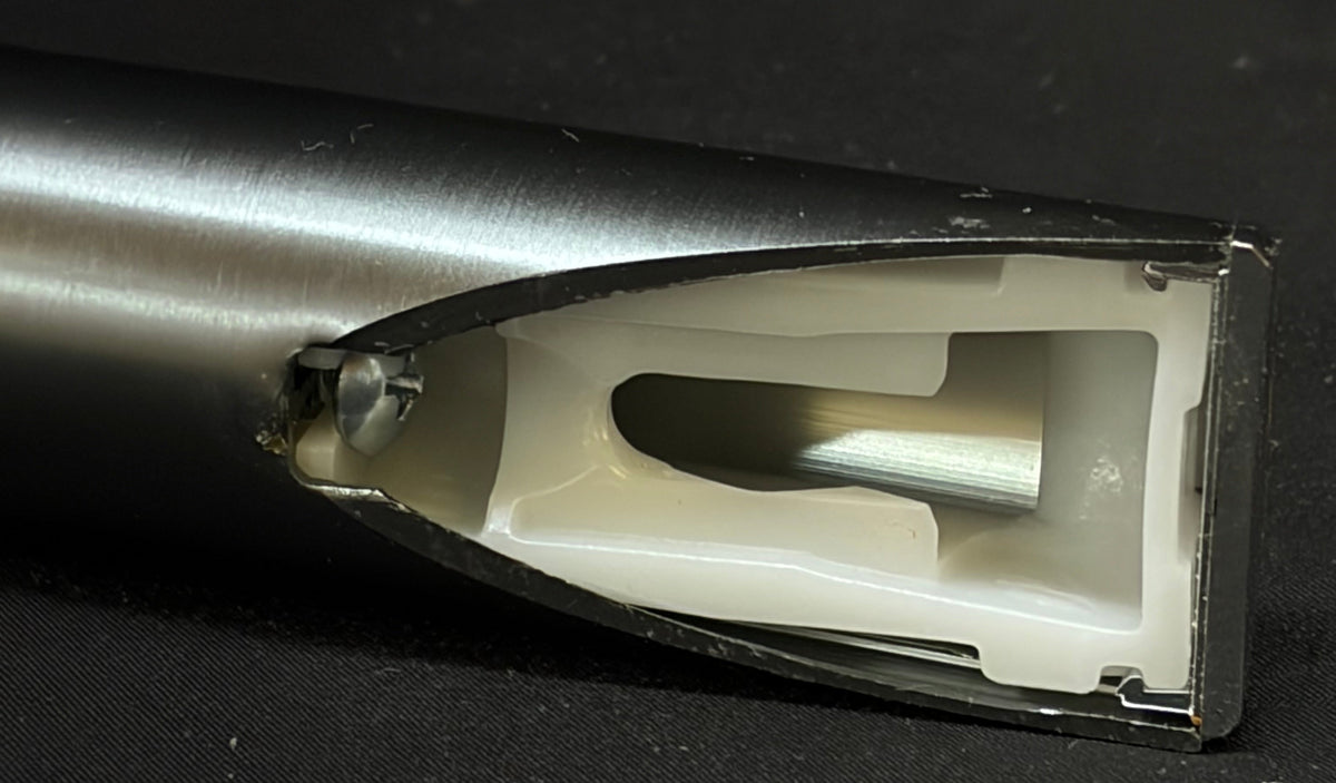 DA97-12715F Samsung Refrigerator Used OEM Stainless Left Side Door Handle