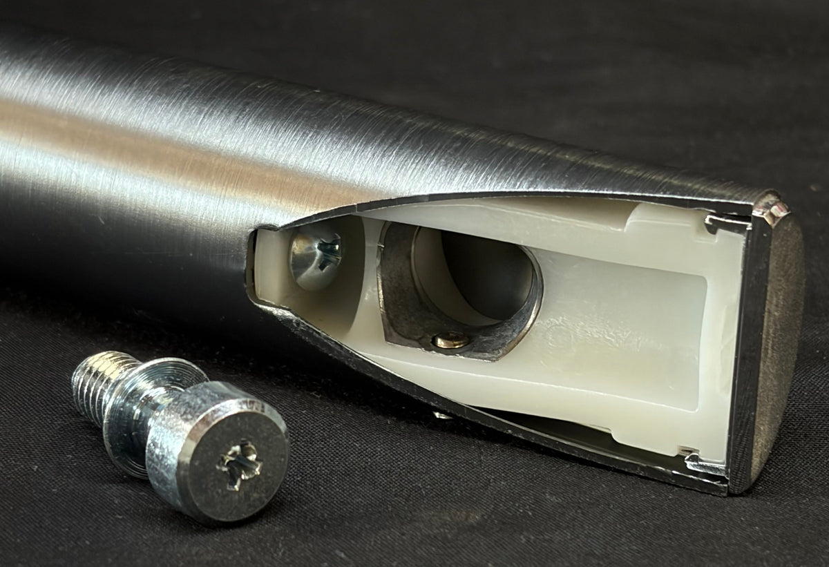DA97-12712D Samsung Refrigerator Used OEM Stainless Freezer Door Handle
