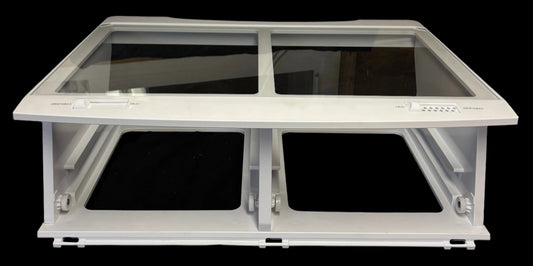 LG Refrigerator Crisper Drawer Frame w/ Glass ACQ86594202