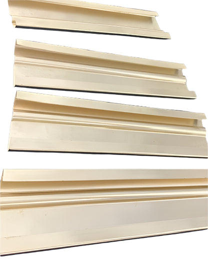 WR17X1456 GE Refrigerator Door Shelf Trim Set (4)