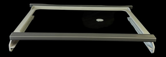 W11697465 , W11368751 Whirlpool Refrigerator Meat Pan Cover Glass w/ Frame