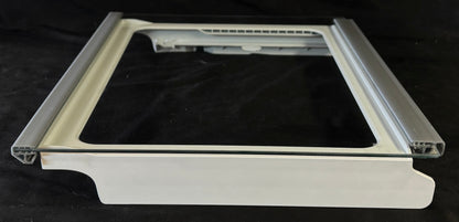 W11697465 , W11368751 Whirlpool Refrigerator Meat Pan Cover Glass w/ Frame