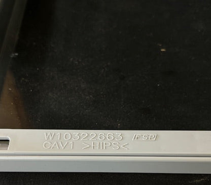 WPW10704017 Maytag Refrigerator Deli Drawer Glass Shelf