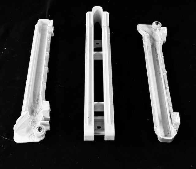 W11595233 W11595232 W11595235 Maytag Used OEM Refrigerator Crisper Drawer Rails