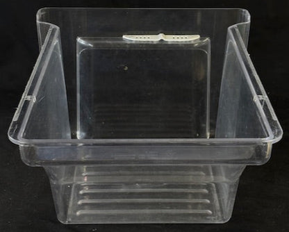 WPW10373943 Whirlpool Refrigerator Clear Crisper Pan  11 7/8" W