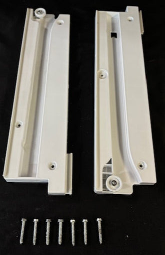 WR72X10375 WR72X10376 GE Refrigerator Crisper Slide Track Set
