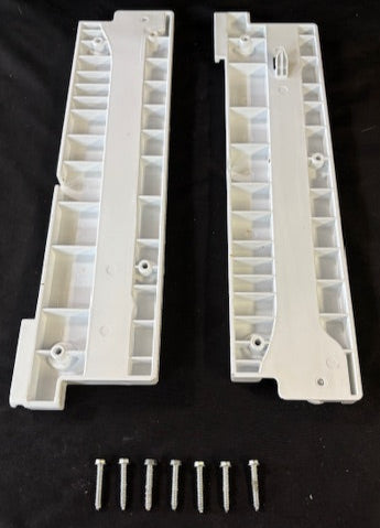 WR72X10375 WR72X10376 GE Refrigerator Crisper Slide Track Set