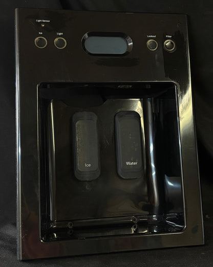 WP2326256B Whirlpool Refrigerator Black Dispenser Cover