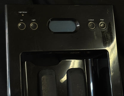 WP2326256B Whirlpool Refrigerator Black Dispenser Cover