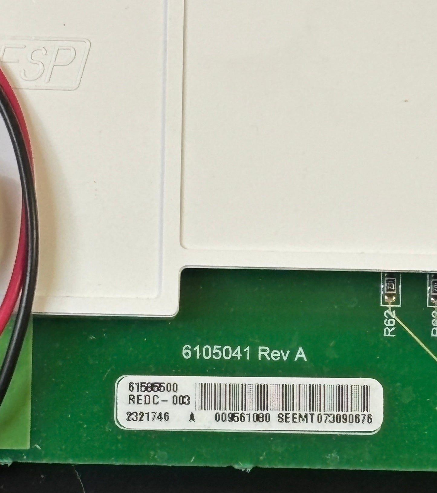 WP2326256B Whirlpool Refrigerator Black Dispenser Cover