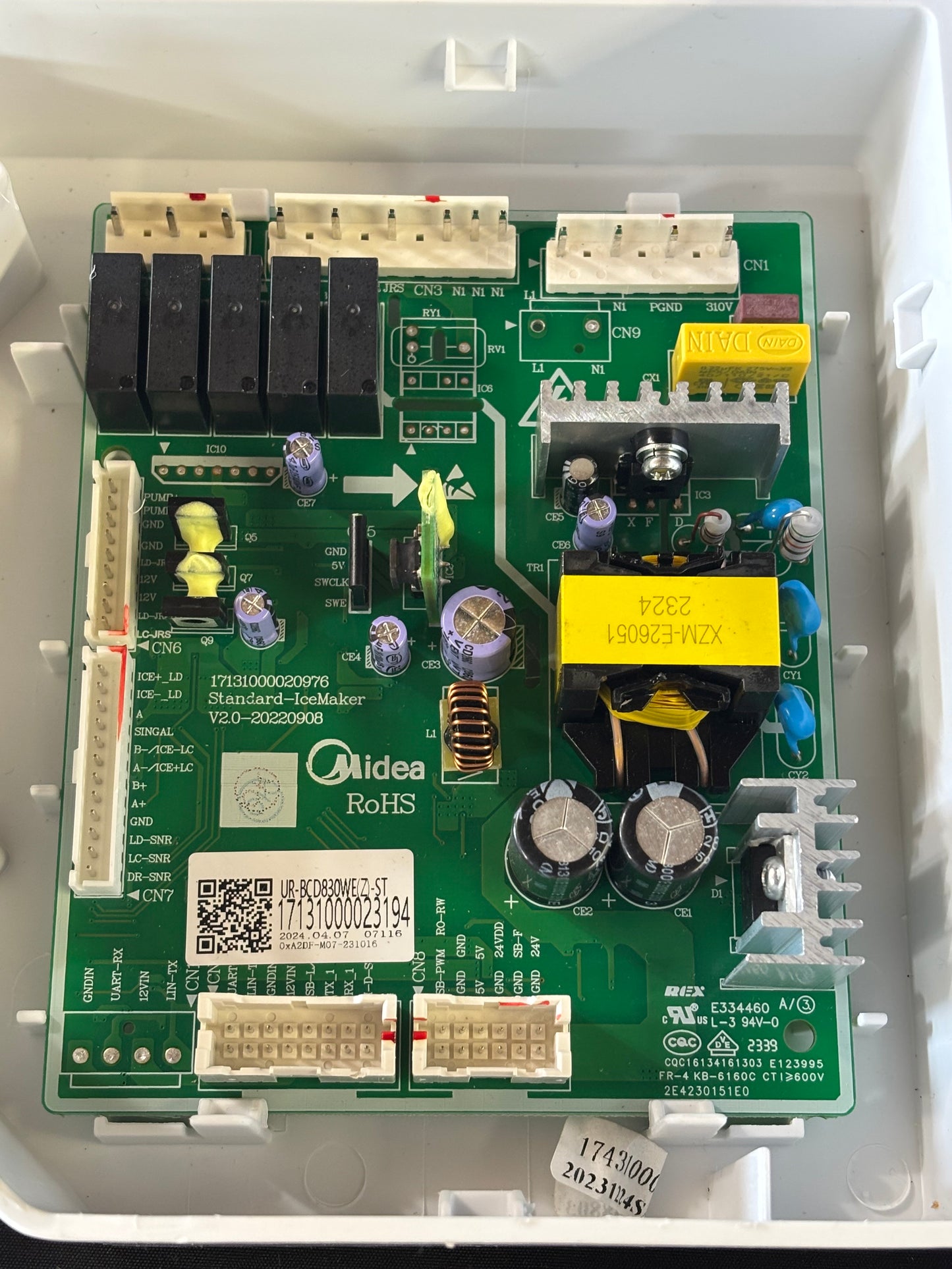 17131000023194 17131000022260 Midea Refrigerator Main + Ice Maker Control Board(s)