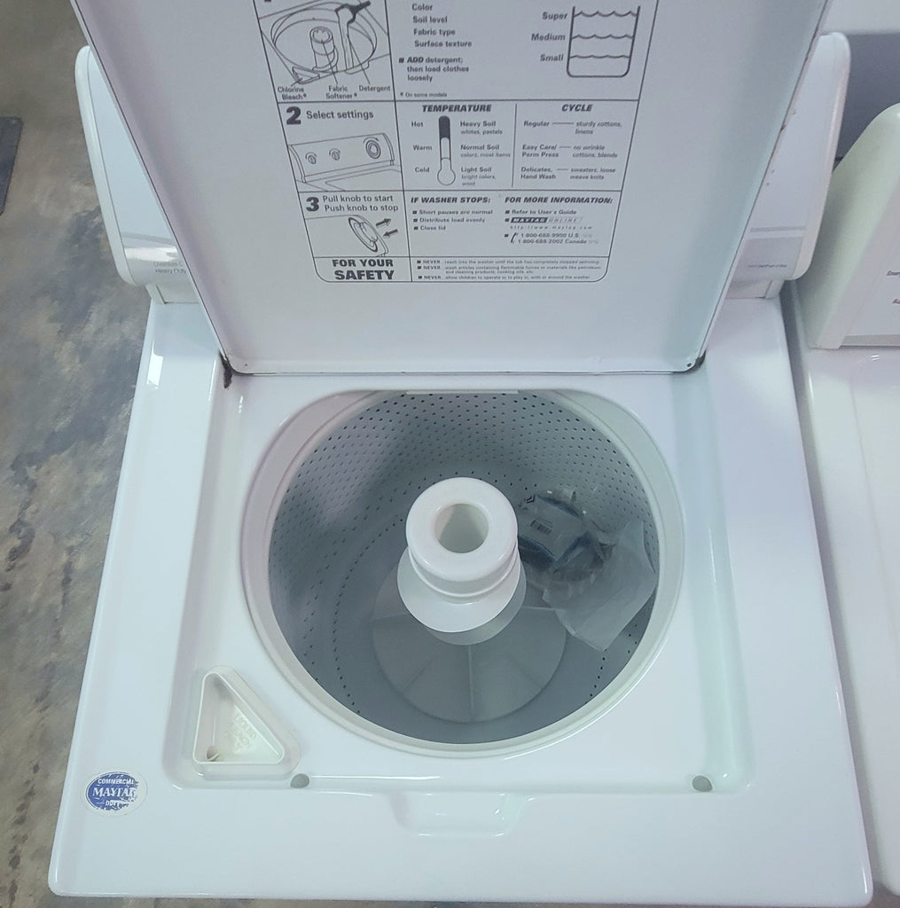 Used Reconditioned Maytag White Washer & Electric Dryer Set