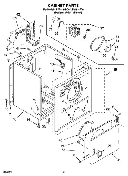 ler4634pq0 cabinet parts diagram