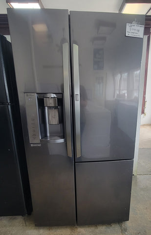 Used Reconditioned LG Stainless Steel 26 Cu. Ft. SxS Refrigerator