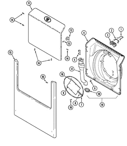 MAH4000AWW_door_front_panel_diagram_96590d36