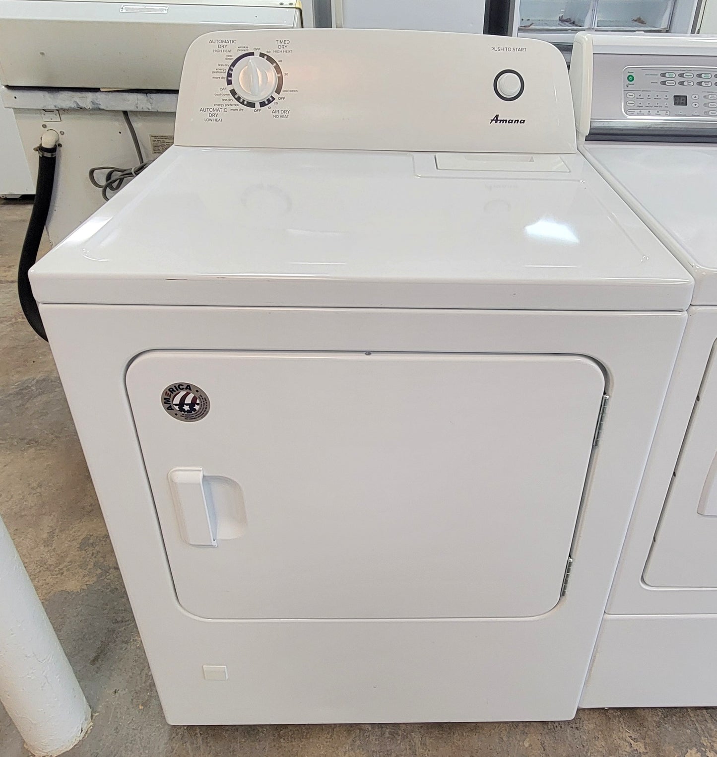 Used Reconditioned White Amana Gas Dryer
