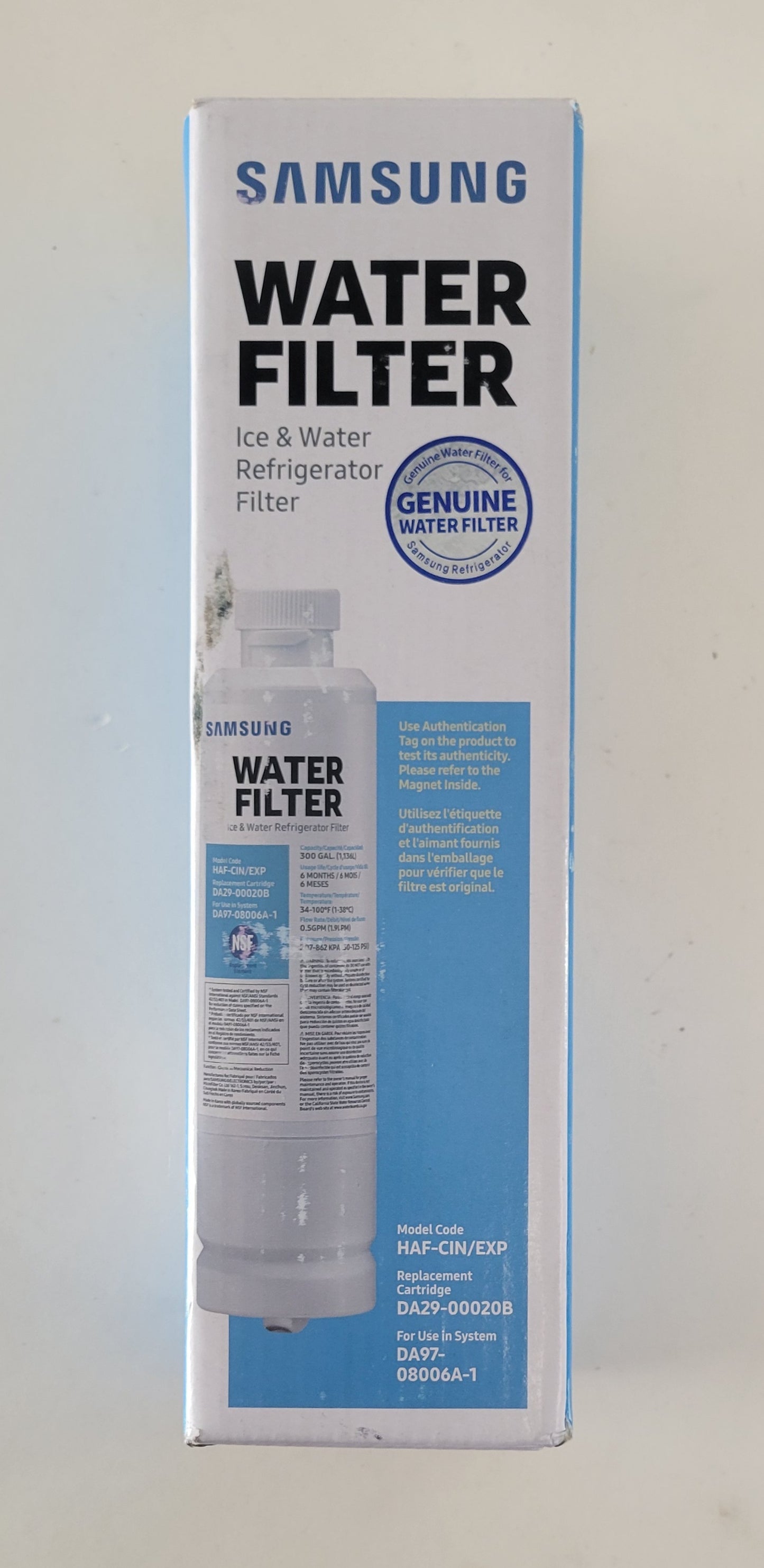 New DA29-00020B Samsung Refrigerator Water Filter