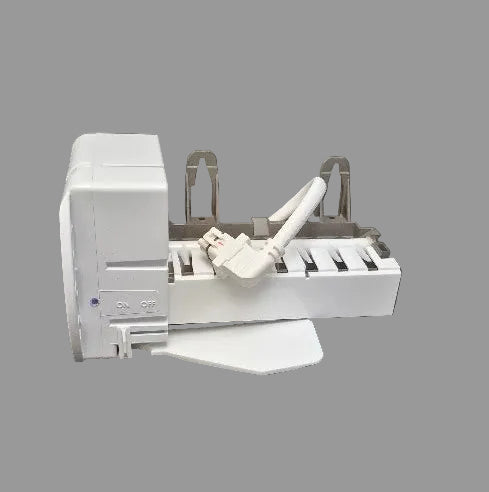 New Genuine OEM GE refrigerator ice maker WR30X39385 replacement for select GE, Hotpoint, and Café refrigerators.