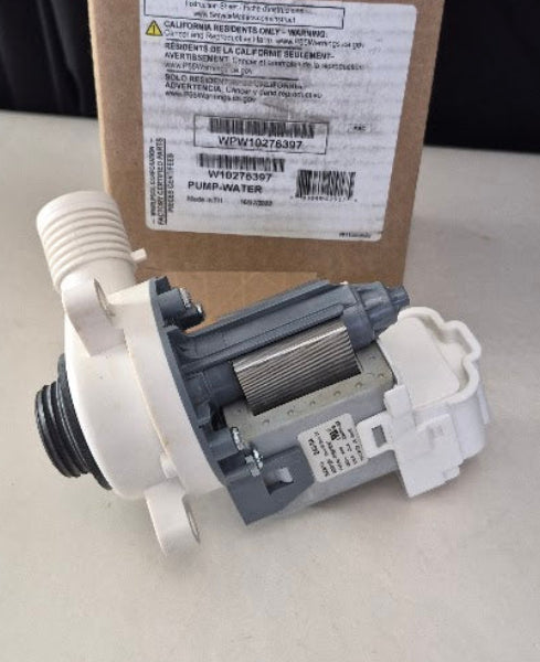 New Genuine OEM Whirlpool Maytag washer drain pump WPW10276397 in original packaging 4