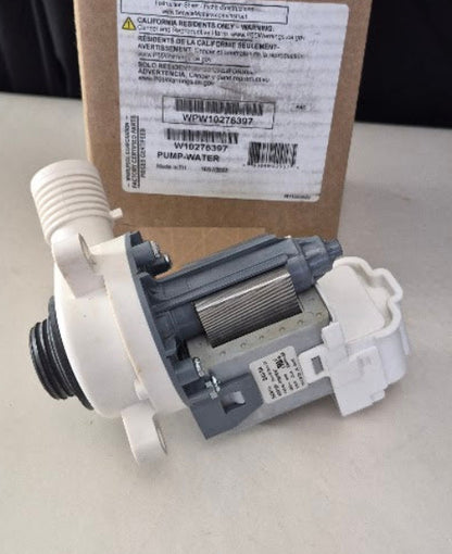 New Genuine OEM Whirlpool Maytag washer drain pump WPW10276397 in original packaging 4
